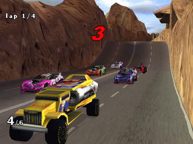 rumble racing ps2 video game